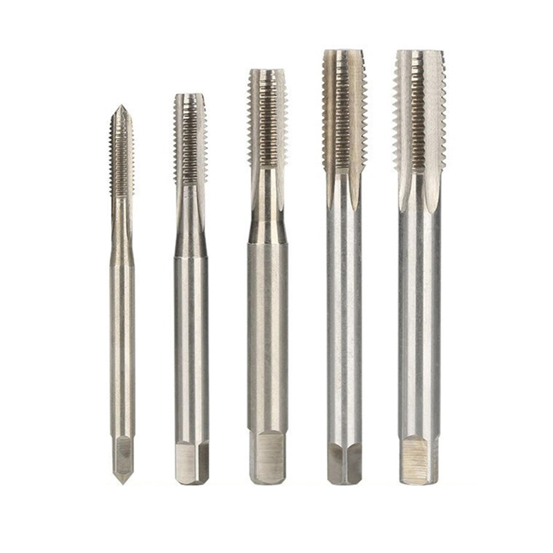 HSS DIN371 ストレートおよびスパイラルまたはスパイラル ポイント フルート付きねじ切りタップ