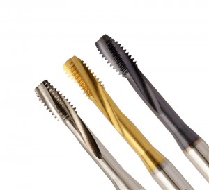 HSS DIN371 ストレートおよびスパイラルまたはスパイラル ポイント フルート付きねじ切りタップ