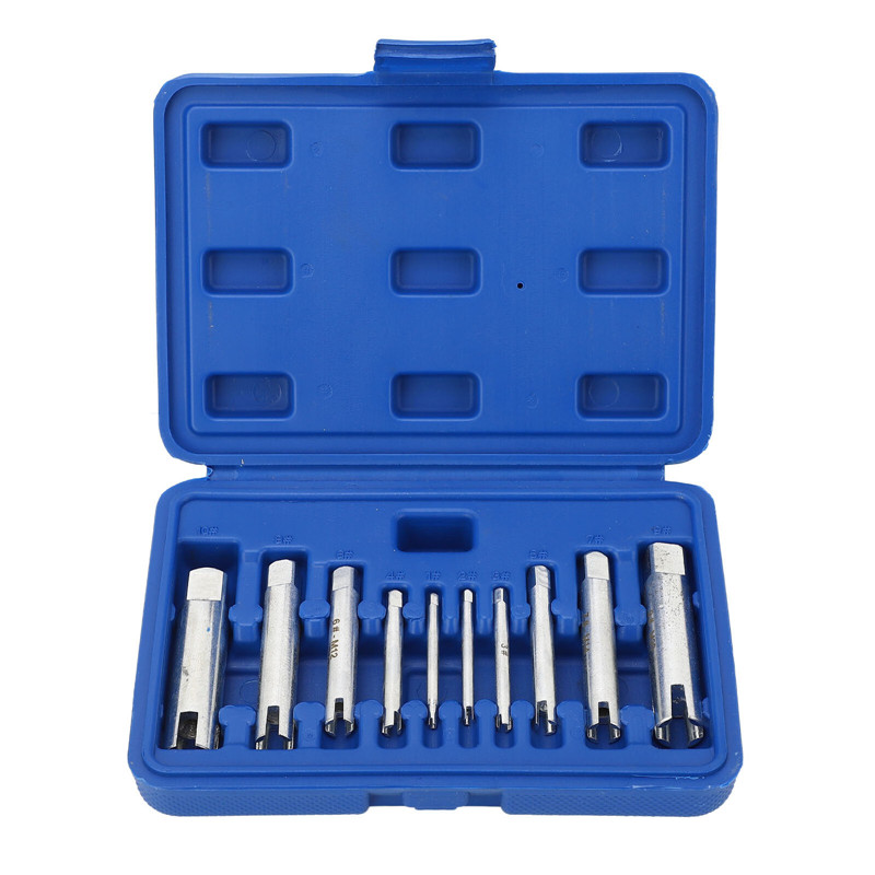 9PCS 壊れたタップ抽出器セットと収納ボックス